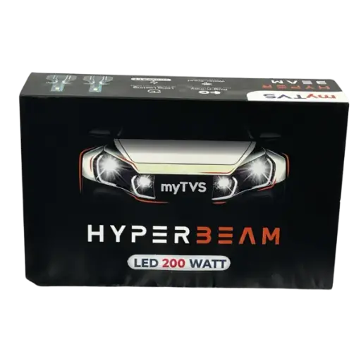my TVS Hyper Beam LED 200 W H4/H19